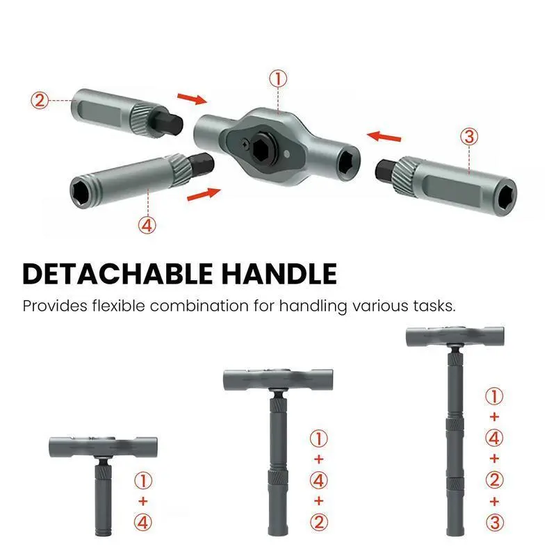 Ratchet Magetic Screwdriver Set, S2 Steel Precision Screwdriver Set - Removable Self Assembly Screwdriver Kit for Furniture Assembly and Repair - Gift for DIYer