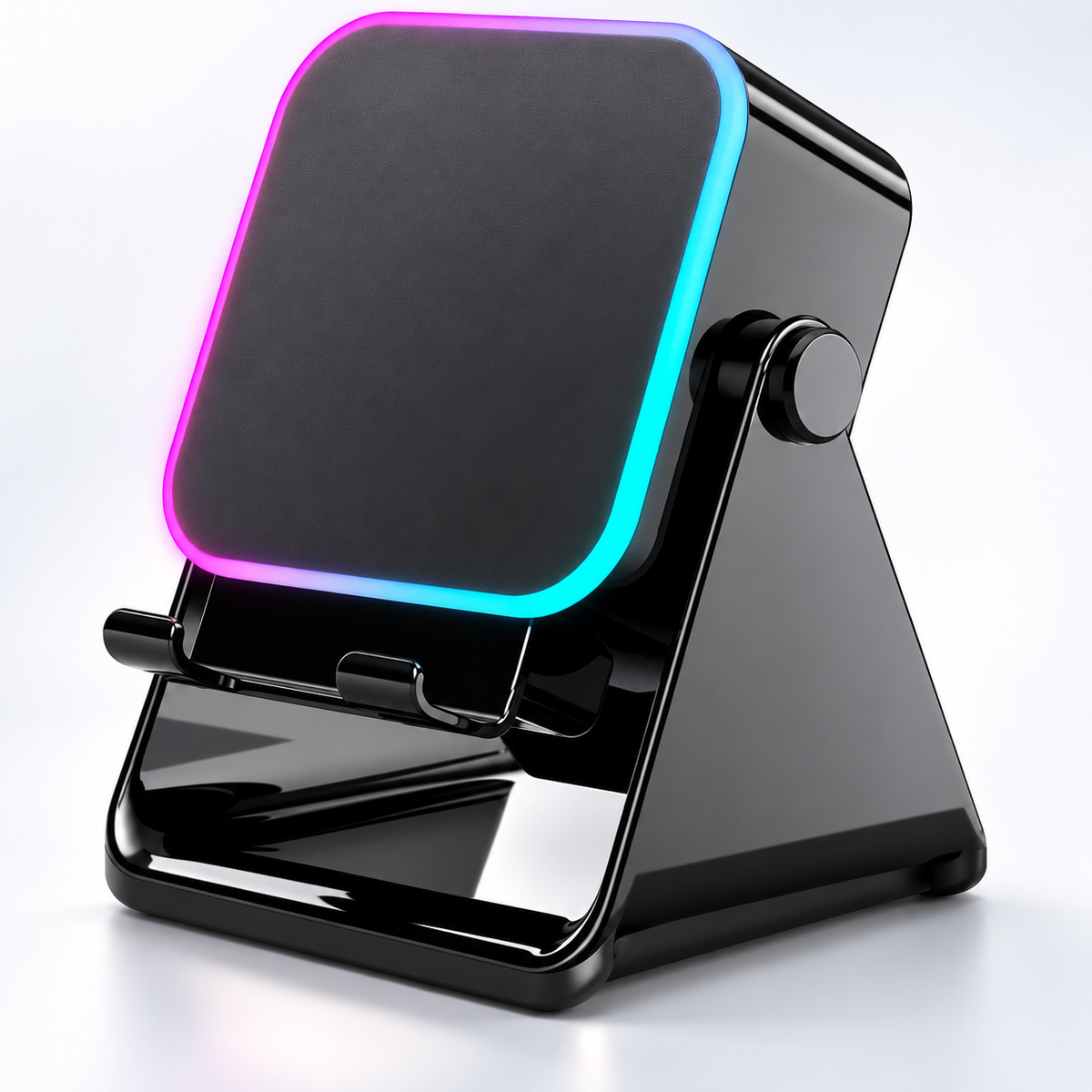 🎵5-in-1 Wireless Induction Bluetooth Speaker with Adjustable Phone Stand