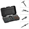 Ratchet Magetic Screwdriver Set, S2 Steel Precision Screwdriver Set - Removable Self Assembly Screwdriver Kit for Furniture Assembly and Repair - Gift for DIYer